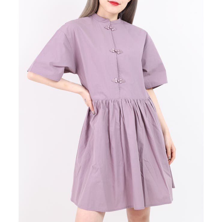 Wc チャイナ半袖ワンピース 品番 Wg Wego Women ウィゴー のレディースファッション通販 Shoplist ショップリスト