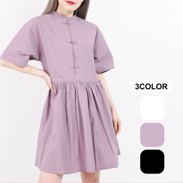 Wc チャイナ半袖ワンピース 品番 Wg Wego Women ウィゴー のレディースファッション通販 Shoplist ショップリスト