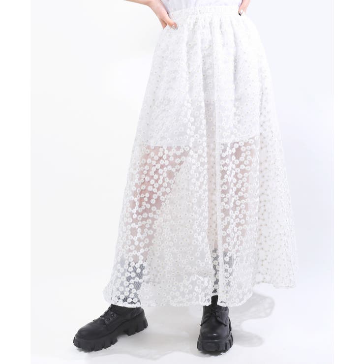 Wc フラワーシアースカート 品番 Wg Wego Women ウィゴー のレディースファッション通販 Shoplist ショップリスト