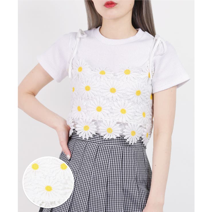 WC】マーガレットキャミ [品番：WG010080673]｜WEGO【WOMEN】（ウィゴー）のレディースファッション通販｜SHOPLIST（ショップリスト）