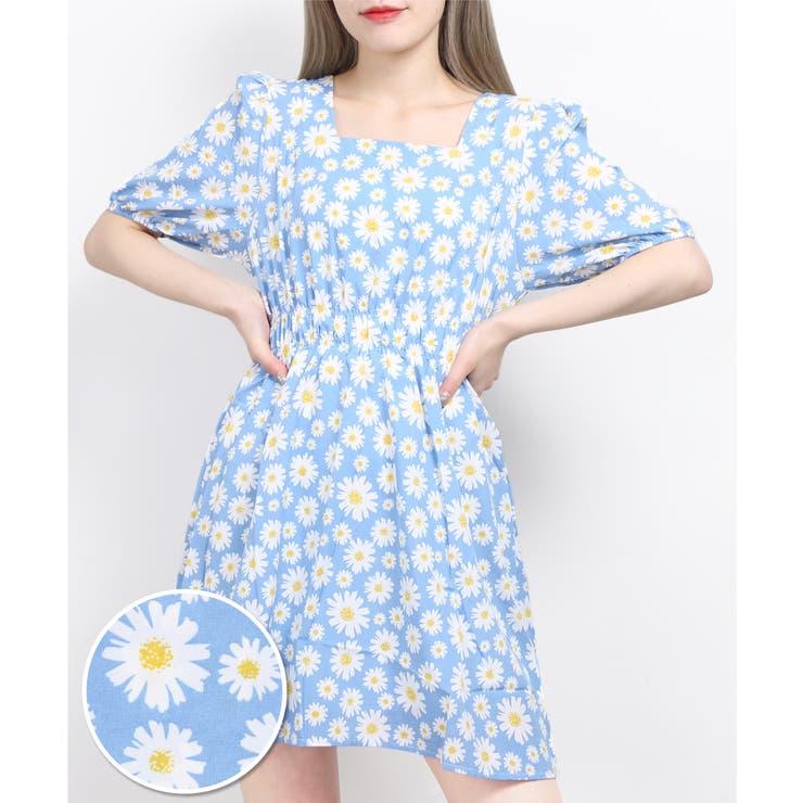 Wc マーガレットフレアワンピース 品番 Wg Wego Women ウィゴー のレディースファッション通販 Shoplist ショップリスト