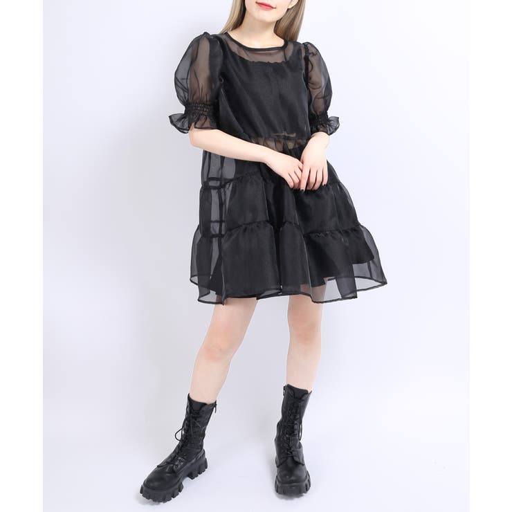 Wc シアーフレアワンピース 品番 Wg Wego Women ウィゴー のレディースファッション通販 Shoplist ショップリスト