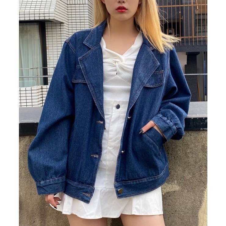 Wc デニムロングスリーブジャケット 品番 Wg Wego Women ウィゴー のレディースファッション通販 Shoplist ショップリスト