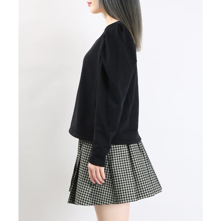 WC】バックリボンパフスウェット[品番：WG010078419]｜WEGO【WOMEN