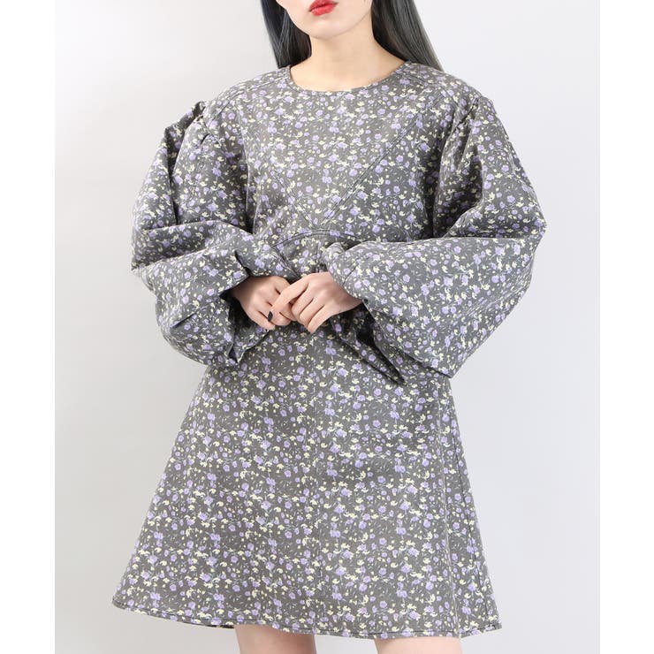 Wc フラワーパターンワンピース 品番 Wg Wego Women ウィゴー のレディースファッション通販 Shoplist ショップリスト