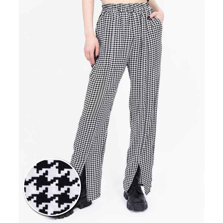 Wc 千鳥柄スリットパンツ 品番 Wg Wego Women ウィゴー のレディース ファッション通販 Shoplist ショップリスト Wc 千鳥柄スリットパンツ 品番 Wg Wego Women ウィゴー のレディース ファッション通販 Shoplist ショップリスト
