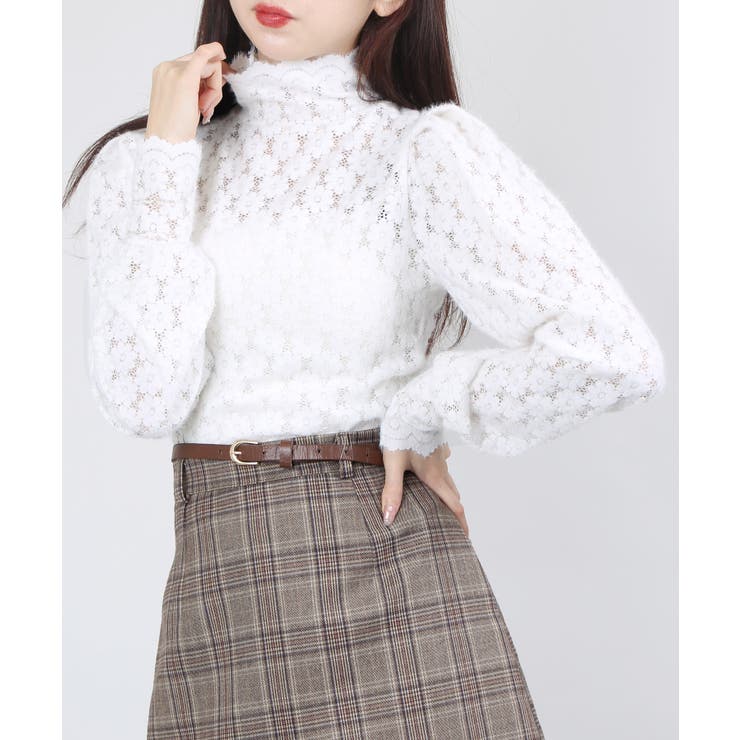 Wc フラワーレースロングスリーブトップス 品番 Wg Wego Women ウィゴー のレディースファッション通販 Shoplist ショップリスト
