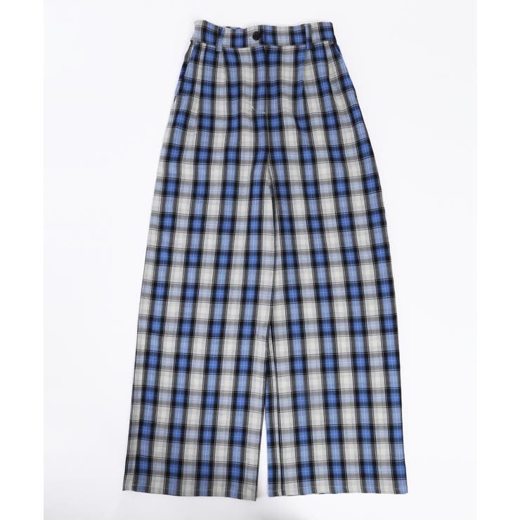 【秋 冬 先行予約】【WC】チェックワイドパンツ 韓国 韓国ファッション | WEGO【WOMEN】 | 詳細画像13 