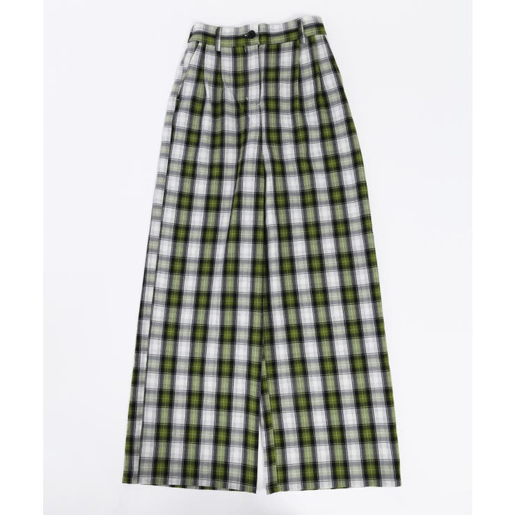 【秋 冬 先行予約】【WC】チェックワイドパンツ 韓国 韓国ファッション | WEGO【WOMEN】 | 詳細画像15 