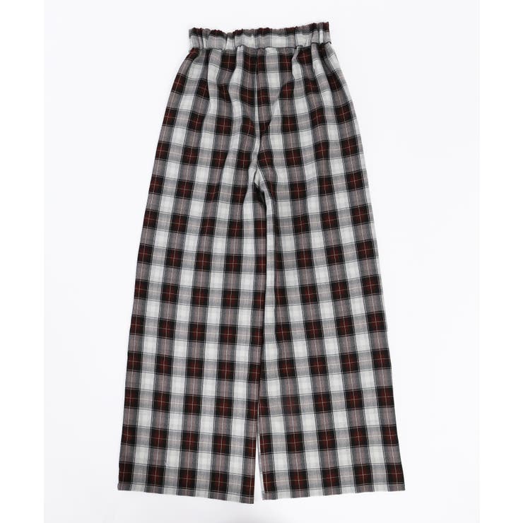 【秋 冬 先行予約】【WC】チェックワイドパンツ 韓国 韓国ファッション | WEGO【WOMEN】 | 詳細画像17 