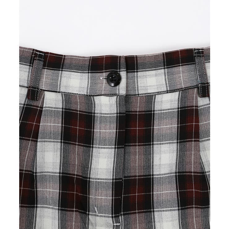 【秋 冬 先行予約】【WC】チェックワイドパンツ 韓国 韓国ファッション | WEGO【WOMEN】 | 詳細画像18 