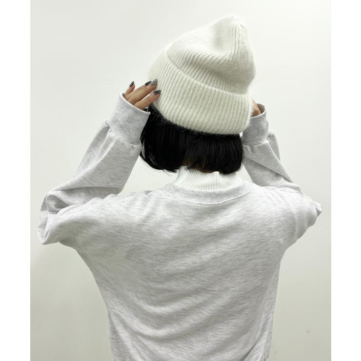 Venicew 耳付きホワイトニット帽 未使用タグ付き サマーニット 猫耳シャロット ブラック | 天気と暮らす日常を彩るestaa