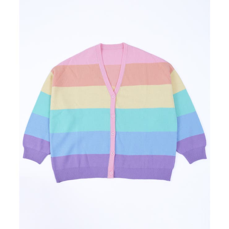 WC】レインボーニットカーデ[品番：WG010083617]｜WEGO【WOMEN