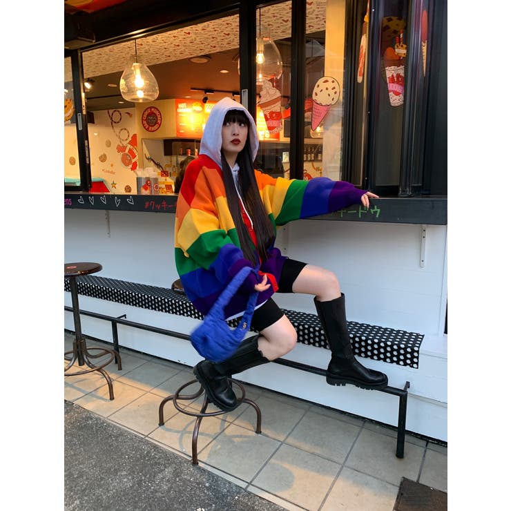 WC】レインボーニットカーデ[品番：WG010083617]｜WEGO【WOMEN