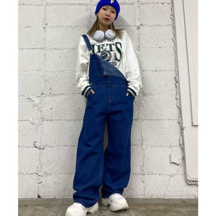 kha:ki｜Vネック オーバーオールVN OVERALLS サロペット