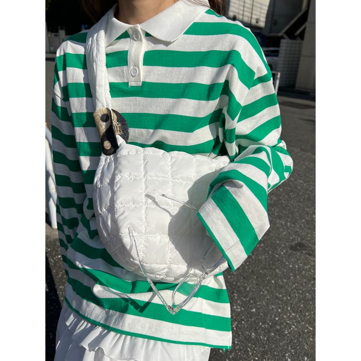 ホワイト | キルトショルダーバッグ 韓国 韓国ファッション | WEGO【WOMEN】