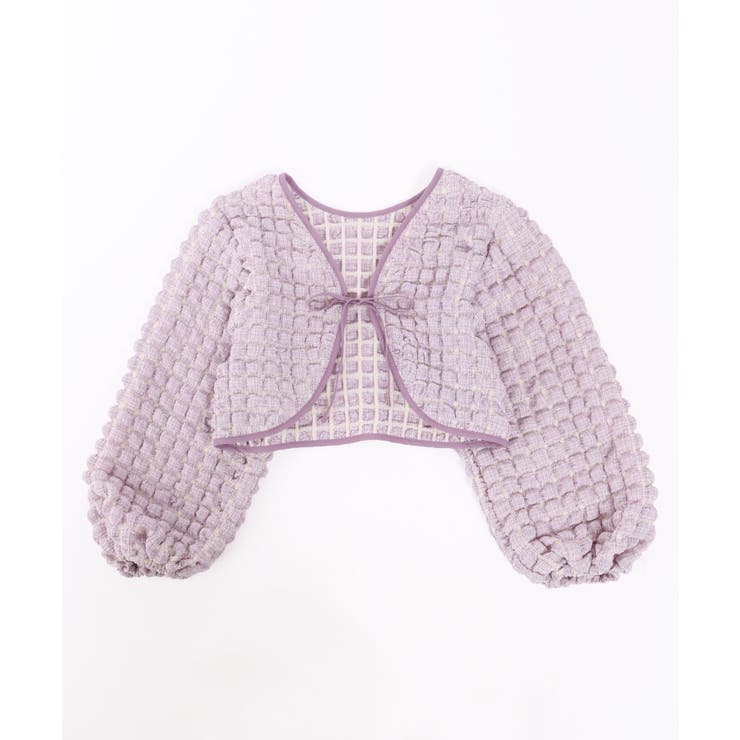 ぽこぽこショートカーディガン 韓国 韓国ファッション | WEGO【WOMEN】 | 詳細画像1 