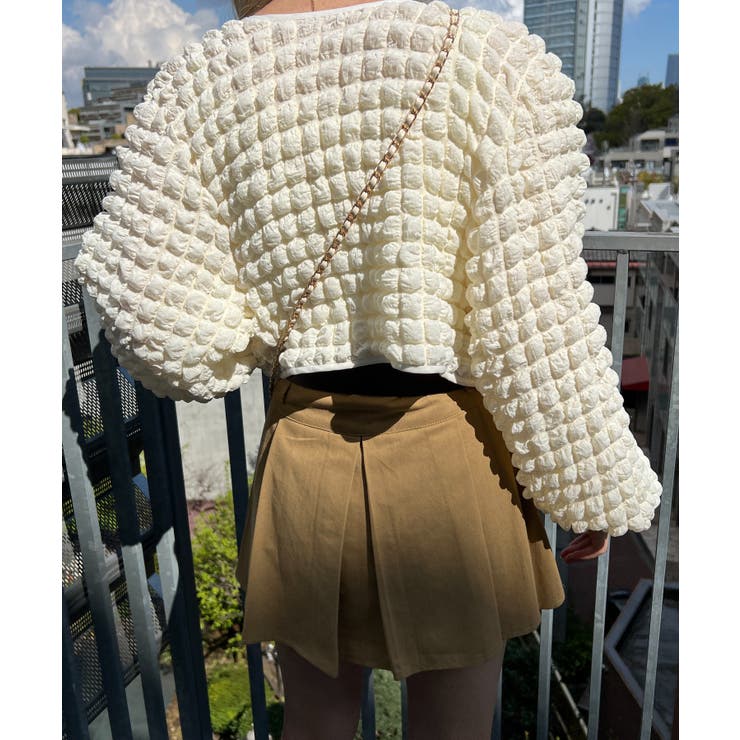 ぽこぽこショートカーディガン 韓国 韓国ファッション | WEGO【WOMEN】 | 詳細画像21 