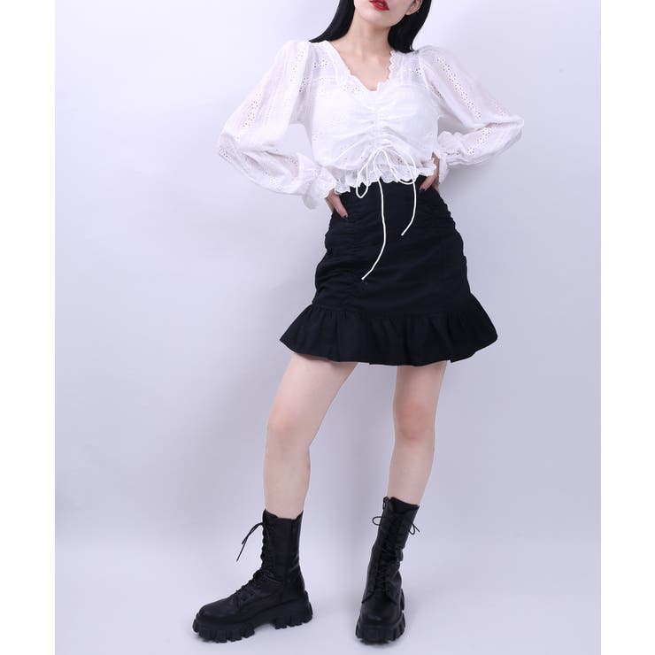 Wc コットンレース長袖ブラウス 品番 Wg Wego Women ウィゴー のレディースファッション通販 Shoplist ショップリスト