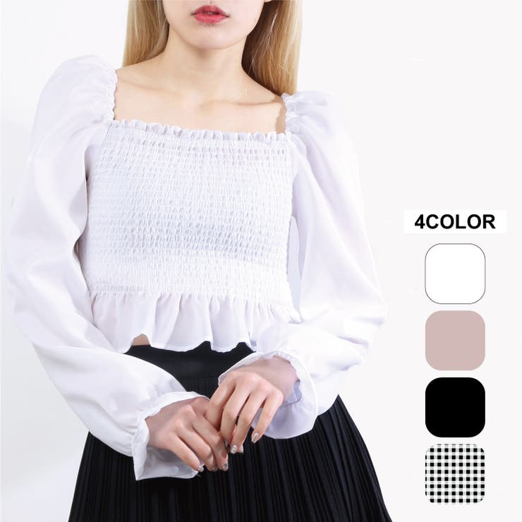 Wc シャーリング長袖トップス 品番 Wg Wego Women ウィゴー のレディースファッション通販 Shoplist ショップリスト
