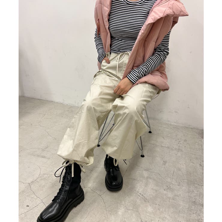 カラーカーゴパンツ 韓国 韓国ファッション[品番：WG010086275