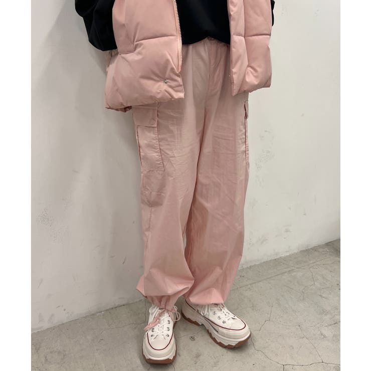 カラーカーゴパンツ 韓国 韓国ファッション[品番：WG010086275