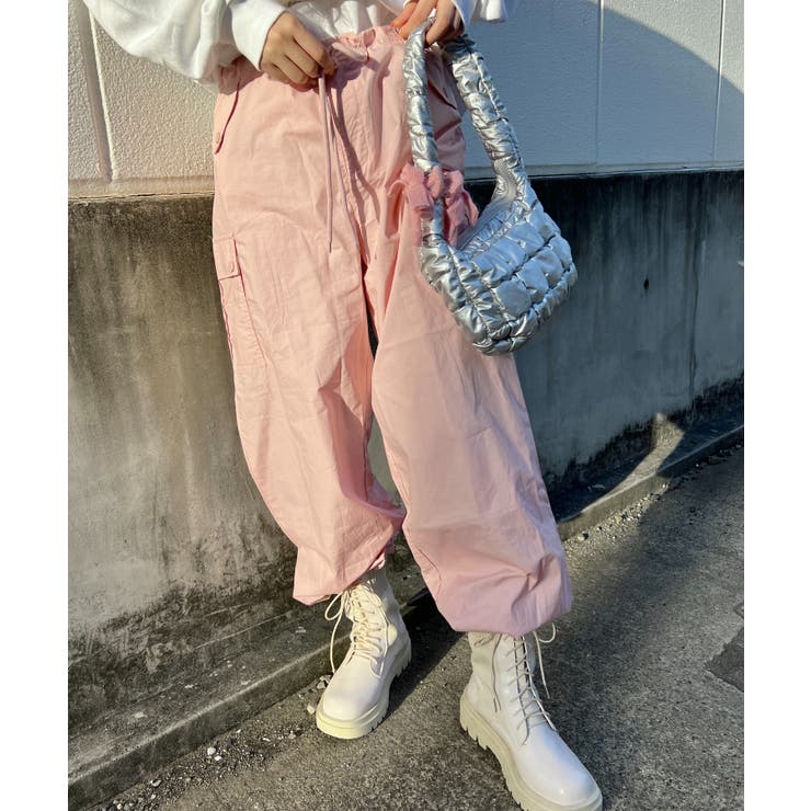 kolor カラー　カーゴパンツ　ピンクカモ　サイズ1 タイダイウエストカラーカーゴパンツ（全1色） / HWG1211