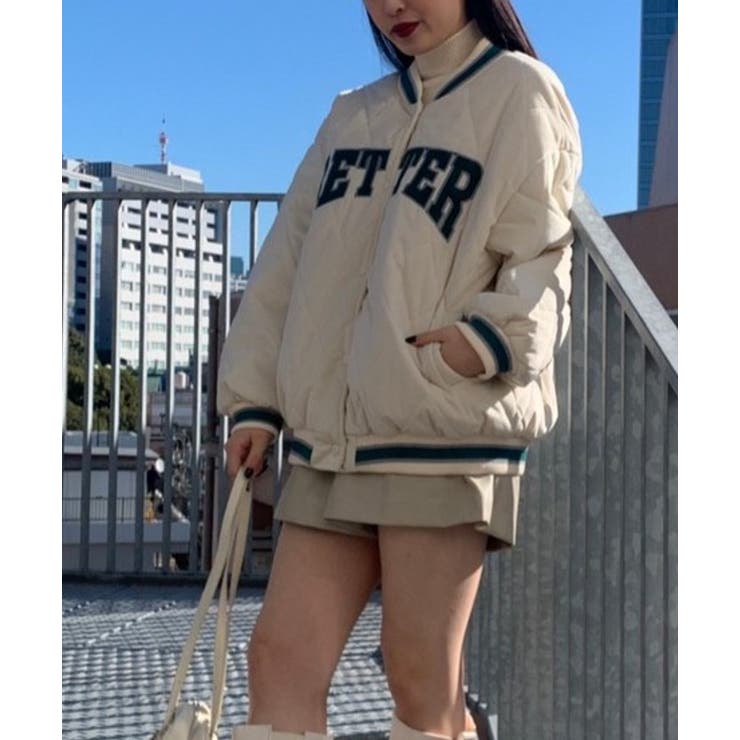 Wc ロゴ中綿スタジャン 品番 Wg Wego Women ウィゴー のレディースファッション 通販 Shoplist ショップリスト