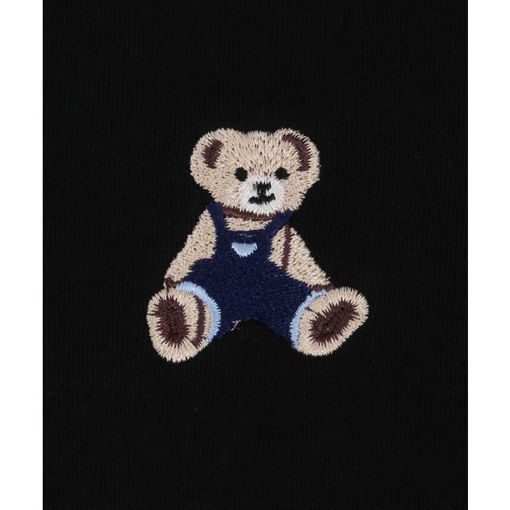 WC】クマ刺繍パーカー 韓国 韓国ファッション[品番：WG010084077