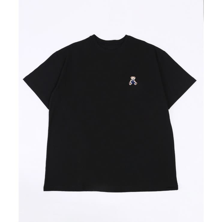 WC】クマ刺繍ビッグTシャツ[品番：WG010084637]｜WEGO【WOMEN
