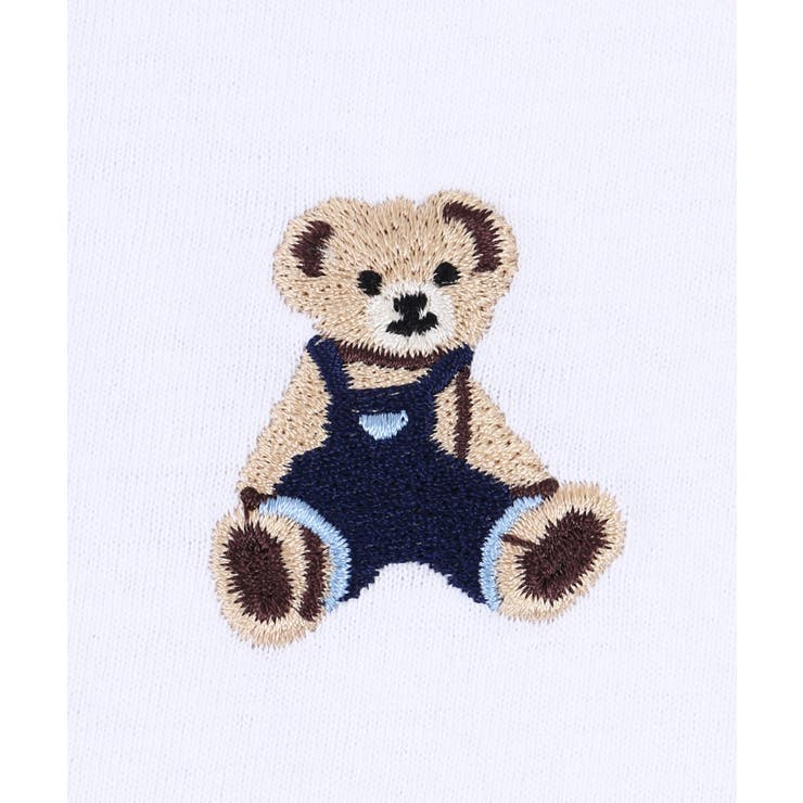 【美品】ワンダフルワールド からし色 親子くまちゃん刺繍 ダッフルコート 希少】ワンダフルワールド 金子功 大きめ☆くま刺繍ダッフルコート☆美