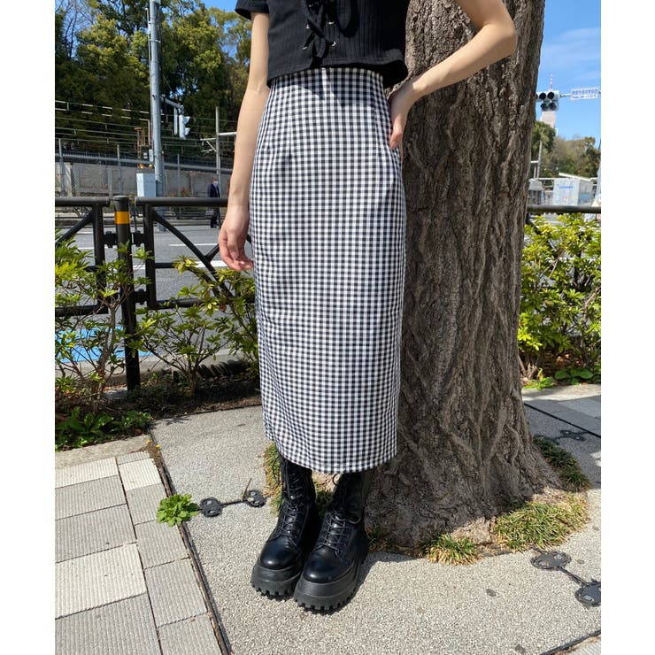 Wc ギンガムロングスカート 品番 Wg Wego Women ウィゴー のレディースファッション通販 Shoplist ショップリスト
