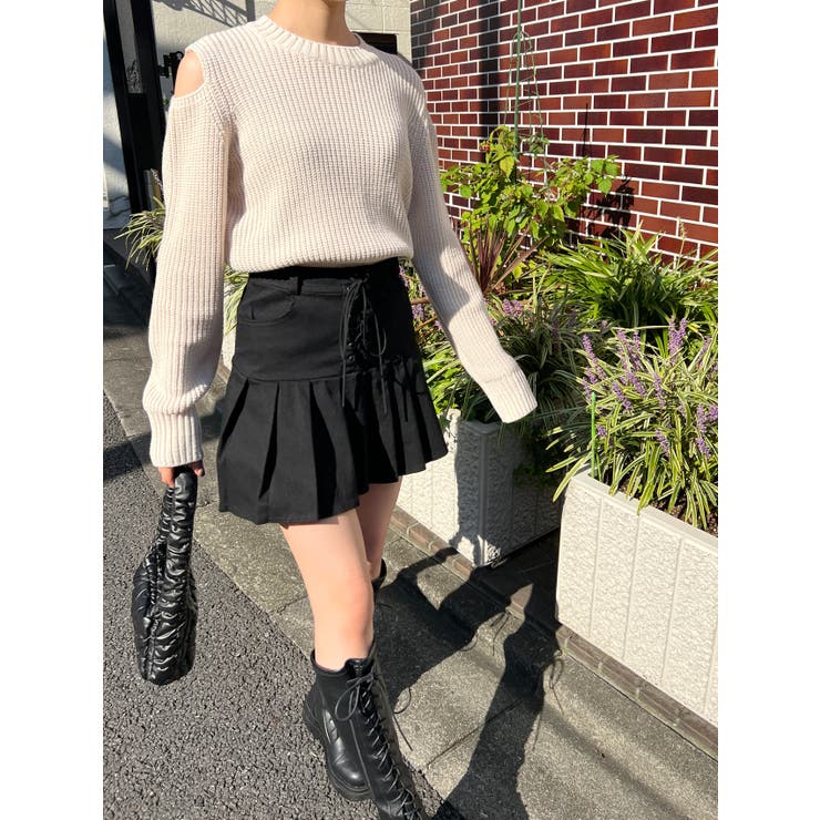 【WC】レースアップミニスカート 韓国 韓国ファッション | WEGO【WOMEN】 | 詳細画像10 
