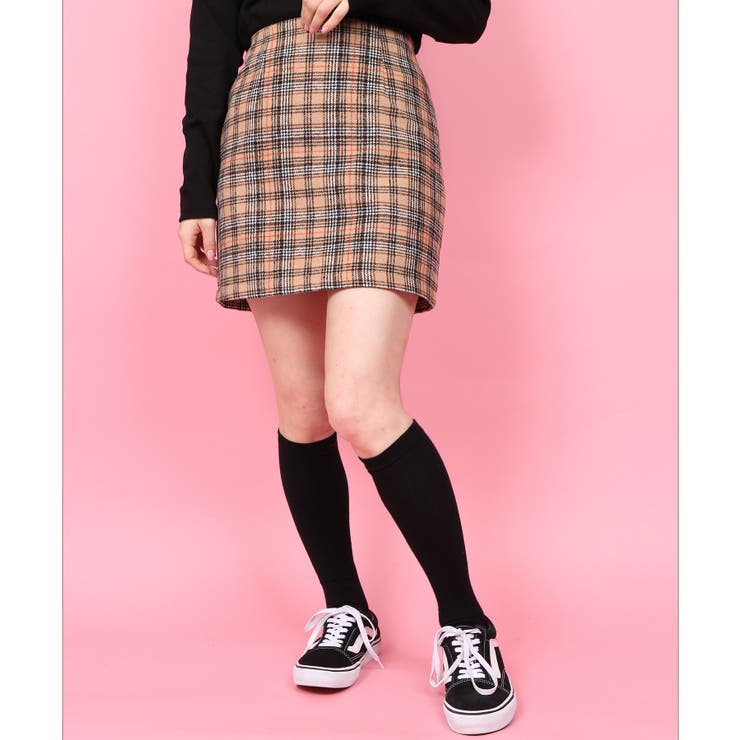 Wc チェックタイトミニスカート 品番 Wg Wego Women ウィゴー のレディースファッション通販 Shoplist ショップリスト