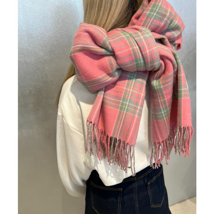 WC】チェックマフラー[品番：WG010086283]｜WEGO【WOMEN