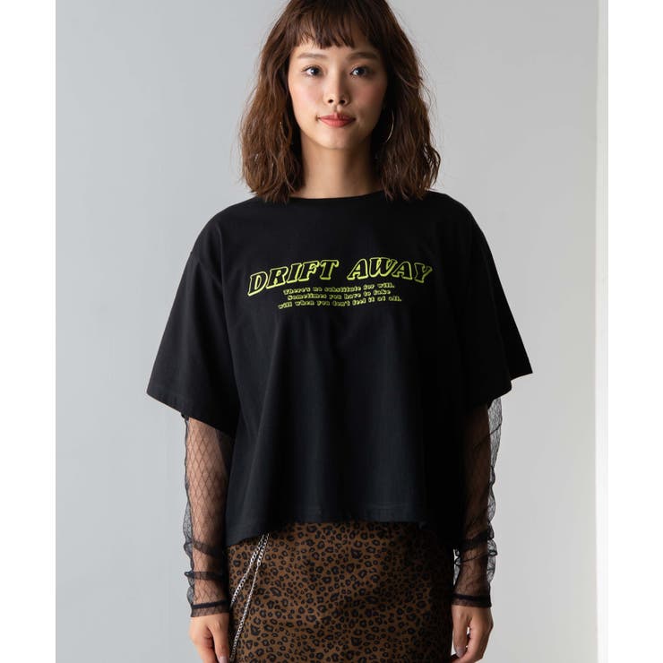 WEGO Tシャツとシースルースカート - スカート