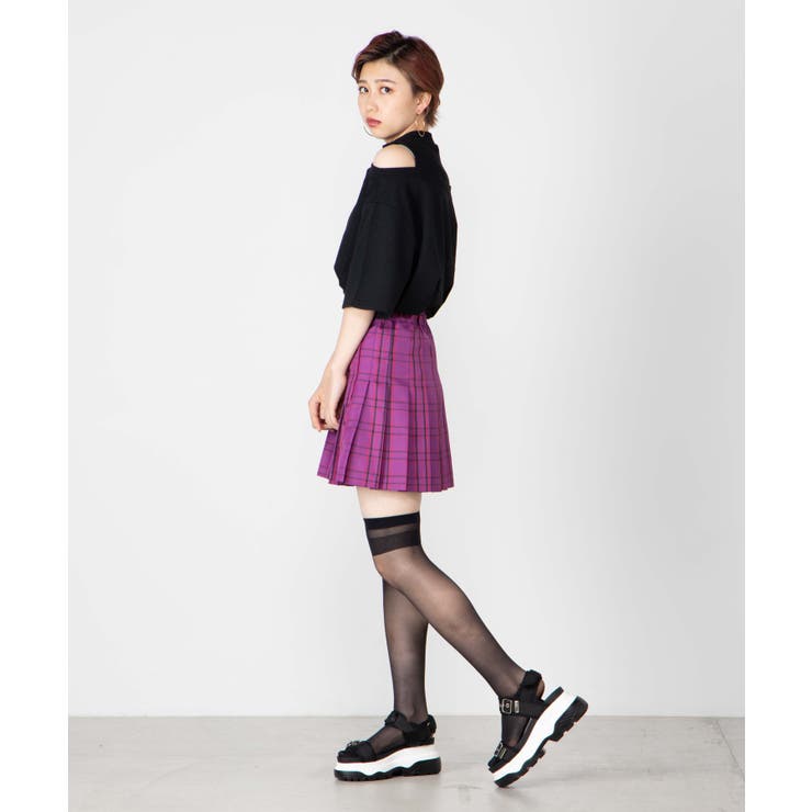 ハーフジップオフショルT WE19AU08-L3390 | WEGO【WOMEN】 | 詳細画像1 