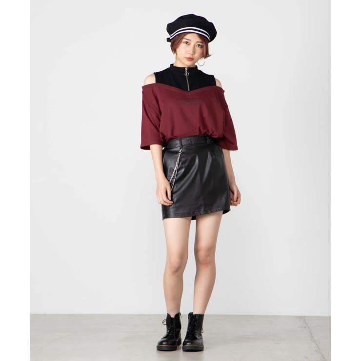 ハーフジップオフショルT WE19AU08-L3390 | WEGO【WOMEN】 | 詳細画像7 