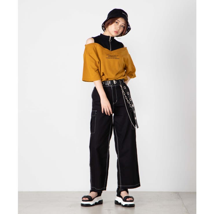 ハーフジップオフショルT WE19AU08-L3390 | WEGO【WOMEN】 | 詳細画像6 