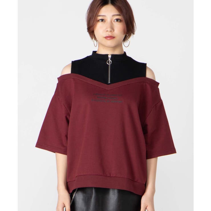 ハーフジップオフショルT WE19AU08-L3390 | WEGO【WOMEN】 | 詳細画像10 