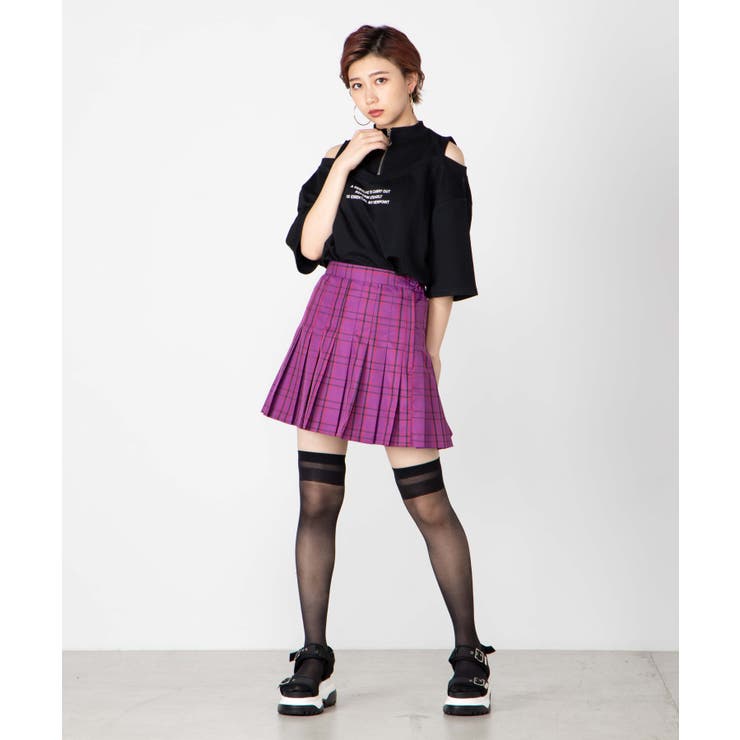 ハーフジップオフショルT WE19AU08-L3390 | WEGO【WOMEN】 | 詳細画像2 