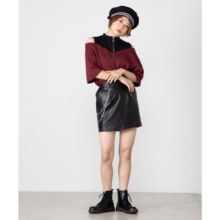 ハーフジップオフショルT WE19AU08-L3390 | WEGO【WOMEN】 | 詳細画像9 