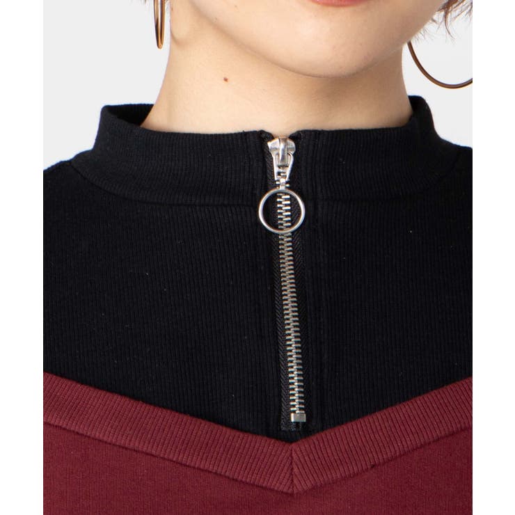 ハーフジップオフショルT WE19AU08-L3390 | WEGO【WOMEN】 | 詳細画像13 