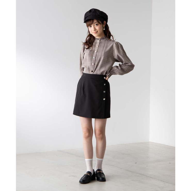 アソートボタンミニスカート WE19AU09-L4719 | WEGO【WOMEN】 | 詳細画像1 