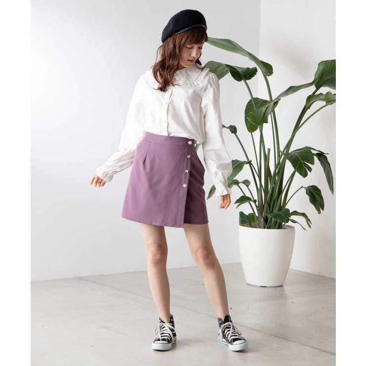 アソートボタンミニスカート WE19AU09-L4719 | WEGO【WOMEN】 | 詳細画像8 