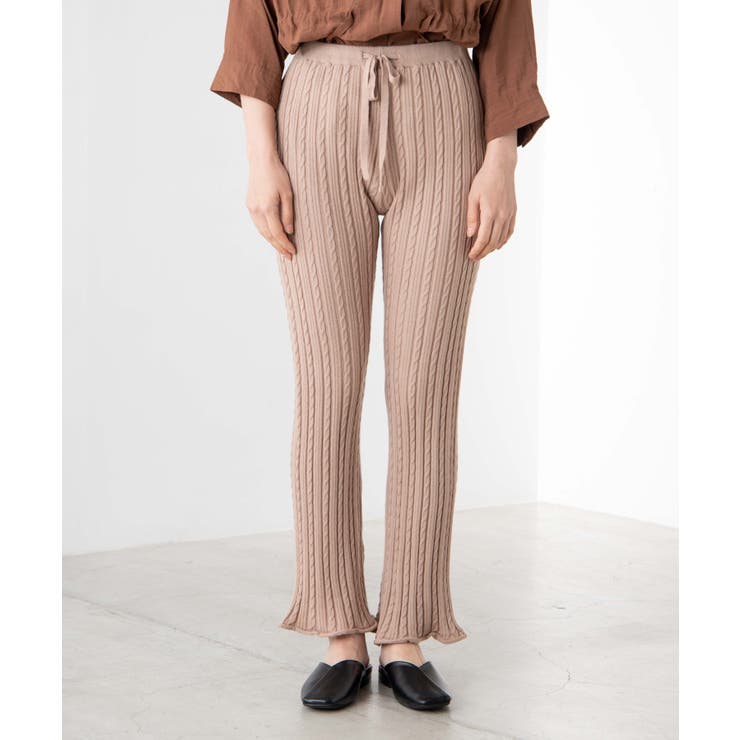 ケーブルフレアパンツ WE19AU09-L4782 | WEGO【WOMEN】 | 詳細画像7 