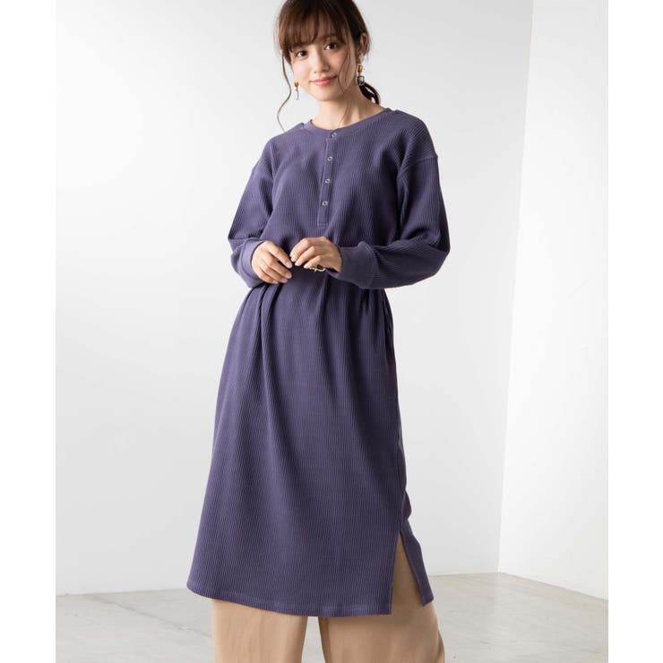 ヘンリーワッフルワンピース We19au09 L5336 品番 Wg Wego Women ウィゴー のレディースファッション通販 Shoplist ショップリスト