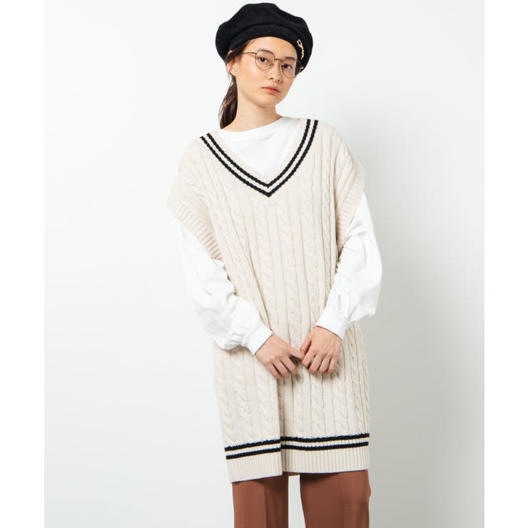 チルデンニットベストワンピ We19au09 L5371 品番 Wg Wego Women ウィゴー のレディースファッション通販 Shoplist ショップリスト