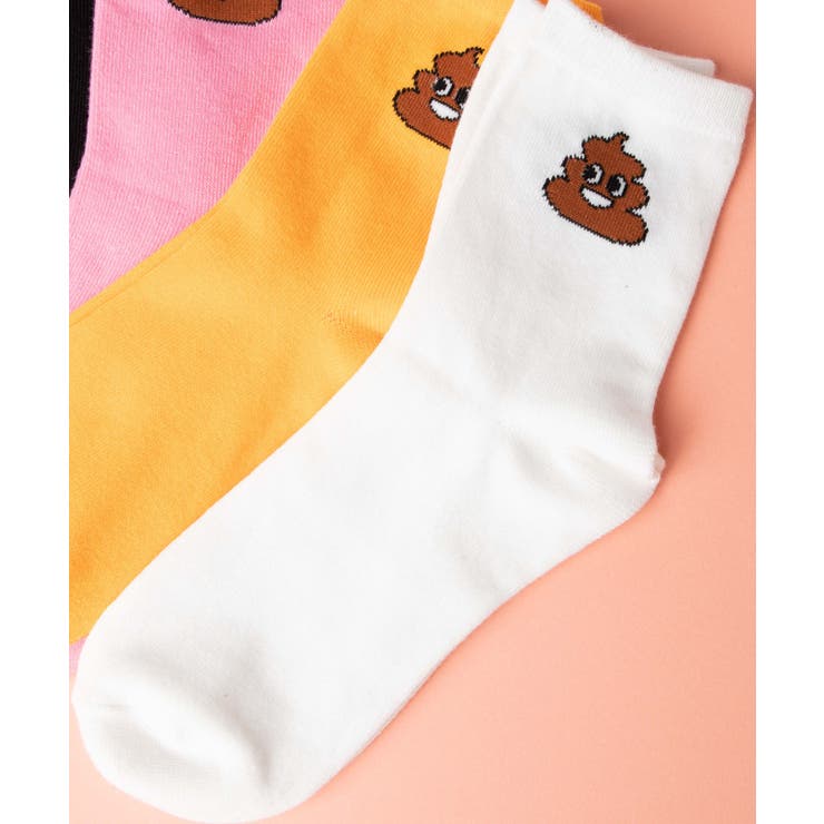 ウンチワンポイントソックス WE19AU09-LG3287[品番：WG010069593