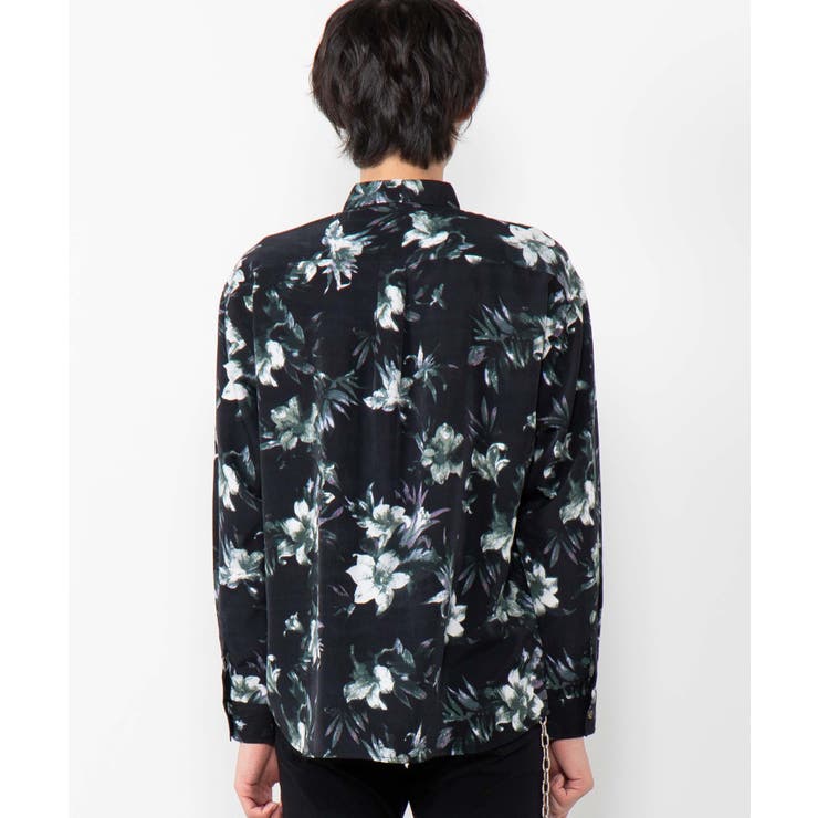 ダークフラワーシャツ WE19AU09-M2696[品番：WG010068954]｜WEGO【MEN 
